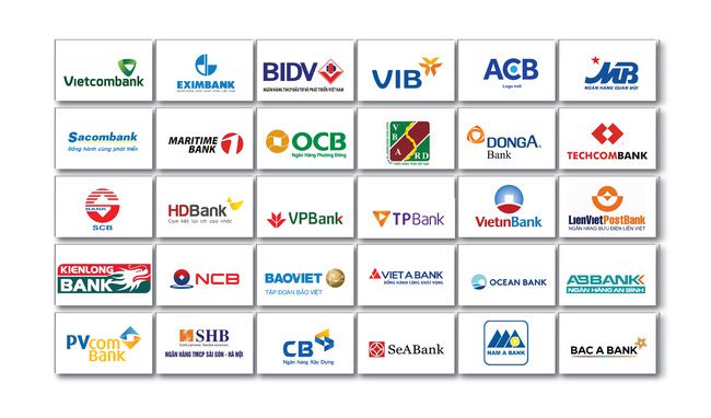Danh sách 44 ngân hàng và 16 công ty tài chính ở Việt Nam