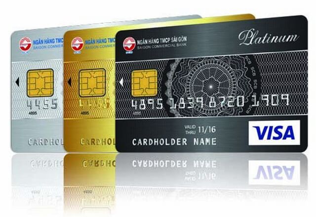 các loại thẻ thẻ tín dụng scb