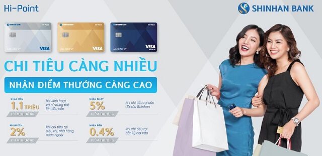 thẻ tín dụng shinhan hi-point