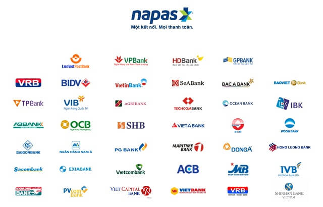 42 Ngân hàng thuộc hệ thống Napas