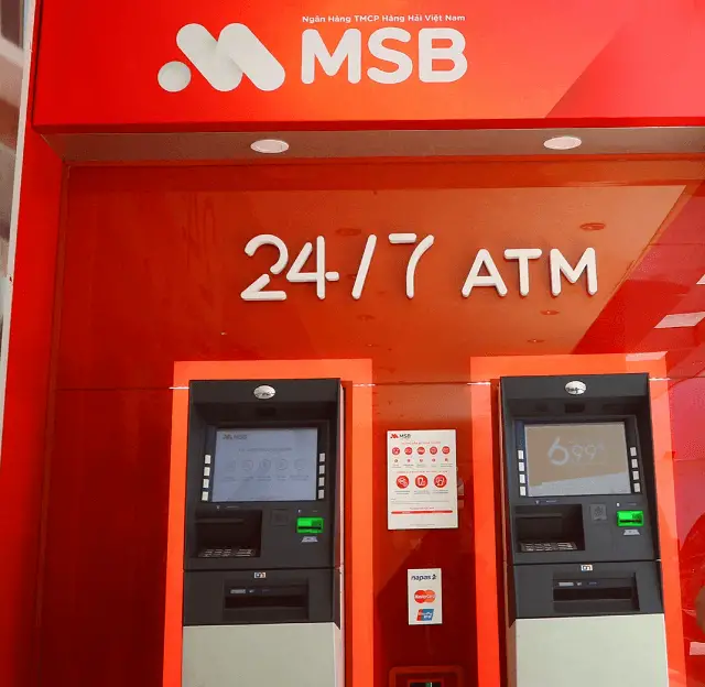 154 máy ATM Maritime Bank – MSB ở Hà Nội