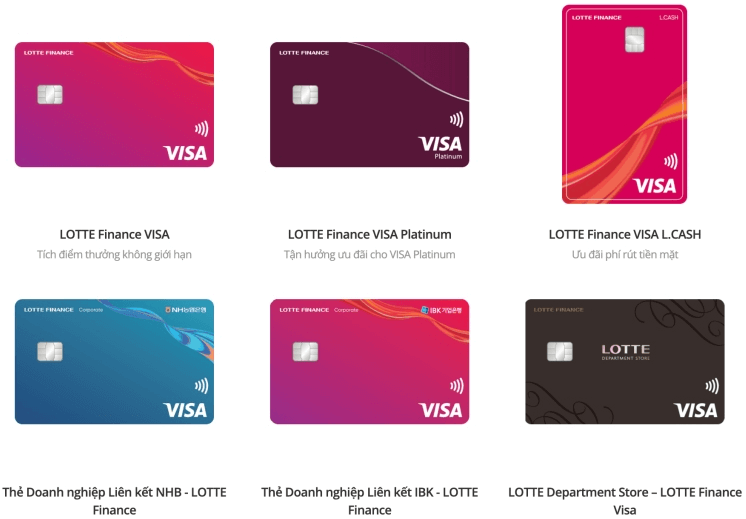 Thẻ tín dụng Lotte Finance