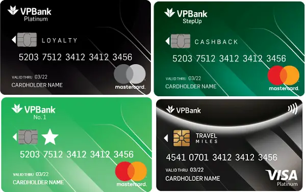 Làm thẻ tín dụng lương tiền mặt VPBank online